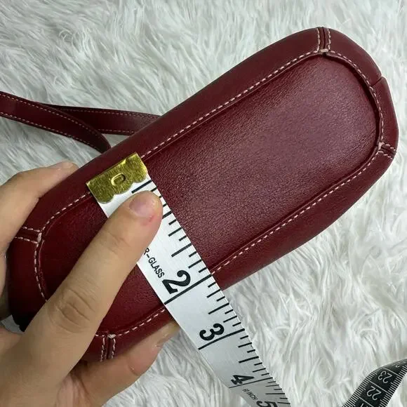 Vintage COACH y2k  Red Demi Legacy Mini Duffle bag - Picture 11 of 14